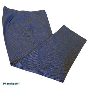 Kim Rogers Gray Houndstooth Pants Size 12 Short